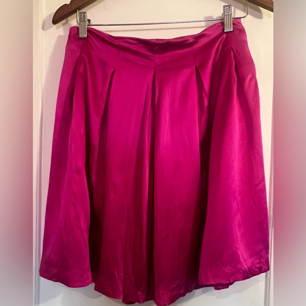Edward An silk Elegant Pink Skirt
